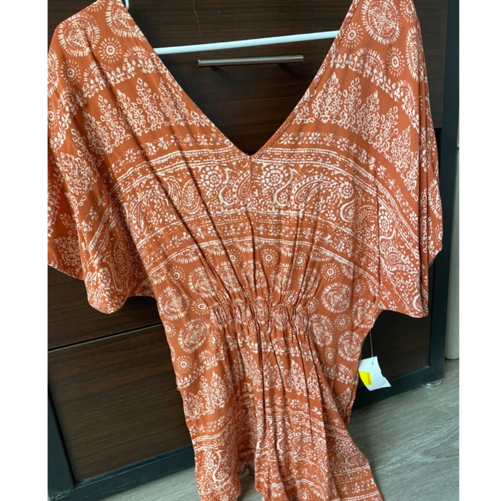 Orange Romper